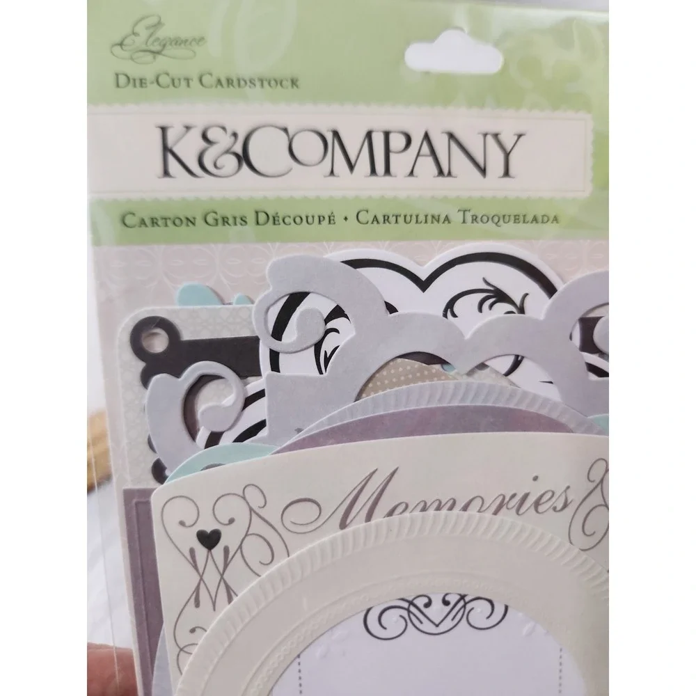 K&COMPANY Die Cut Cardstock 63 Pieces